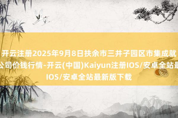 开云注册2025年9月8日扶余市三井子园区市集成就运营有限公司价钱行情-开云(中国)Kaiyun注册IOS/安卓全站最新版下载